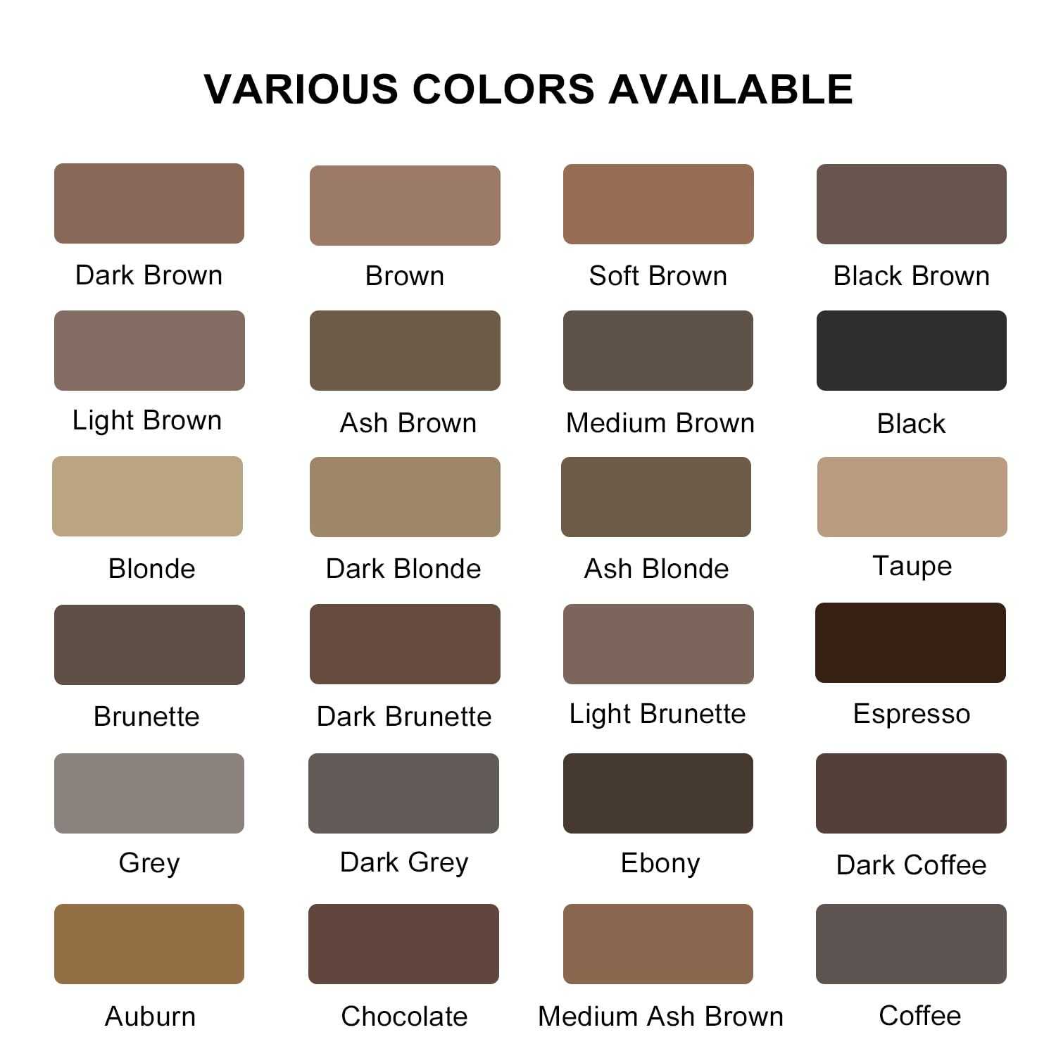 LAVONE kit cejas marrón oscuro para uso diario.