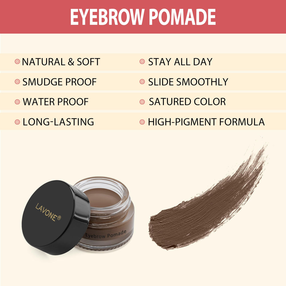 LAVONE kit cejas multifuncional para un look natural todo el día.