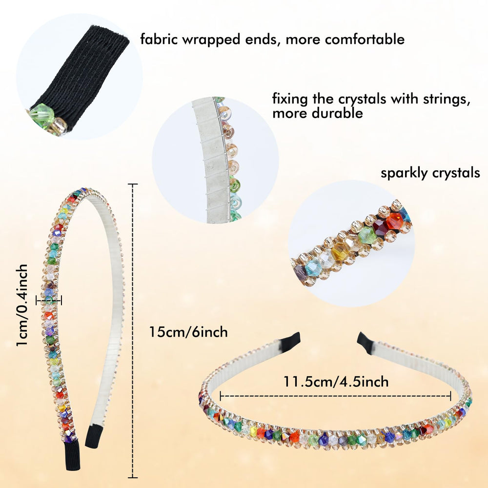 Lawie diadema con brillantes plateados para un brillo sutil.