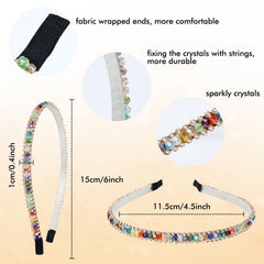 Lawie diadema con brillantes plateados para un brillo sutil.