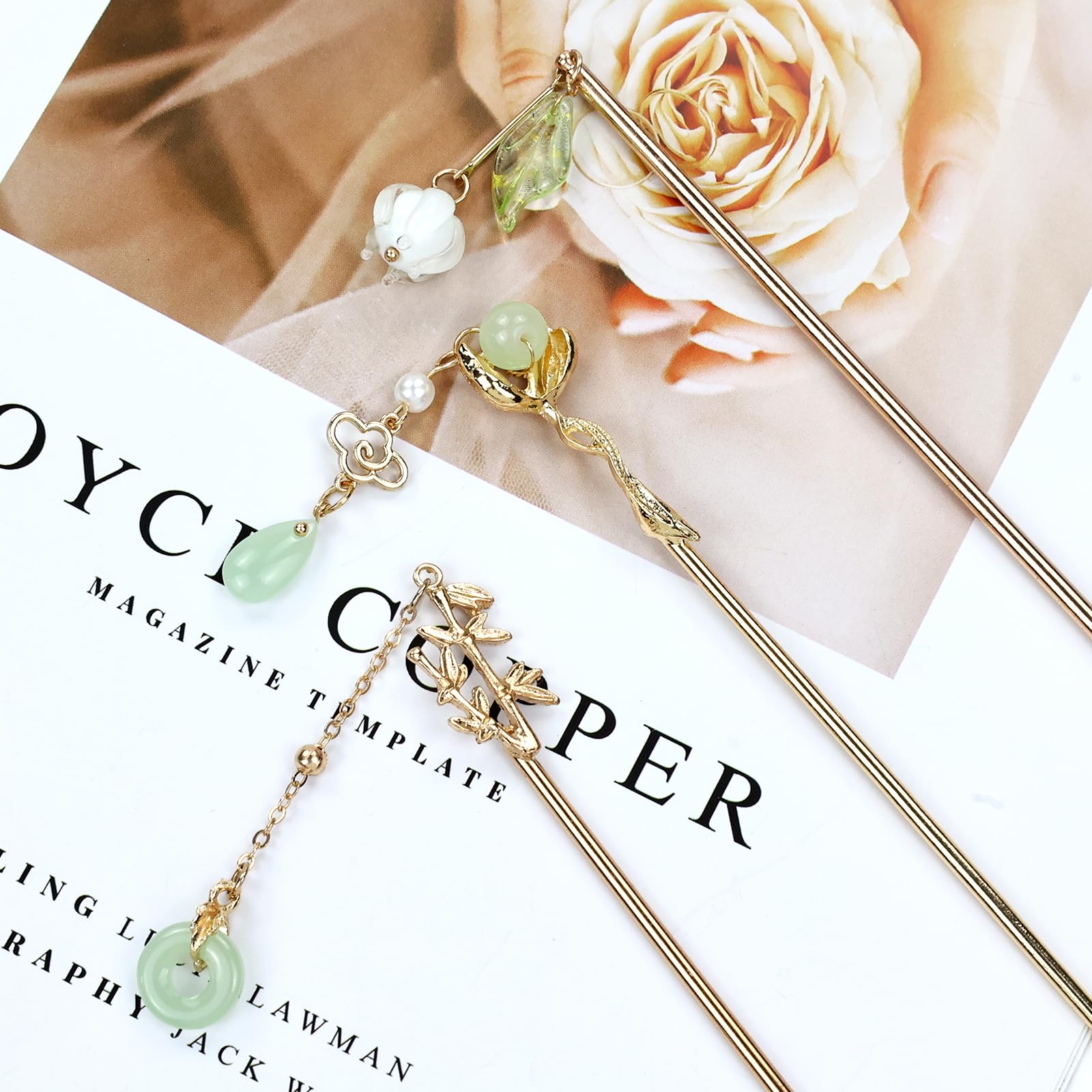 Perfecto para recogidos elegantes en eventos o trabajo