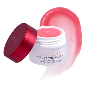 LAWLESS Forget the Filler Lip Mask envase elegante para una aplicación fácil durante la noche