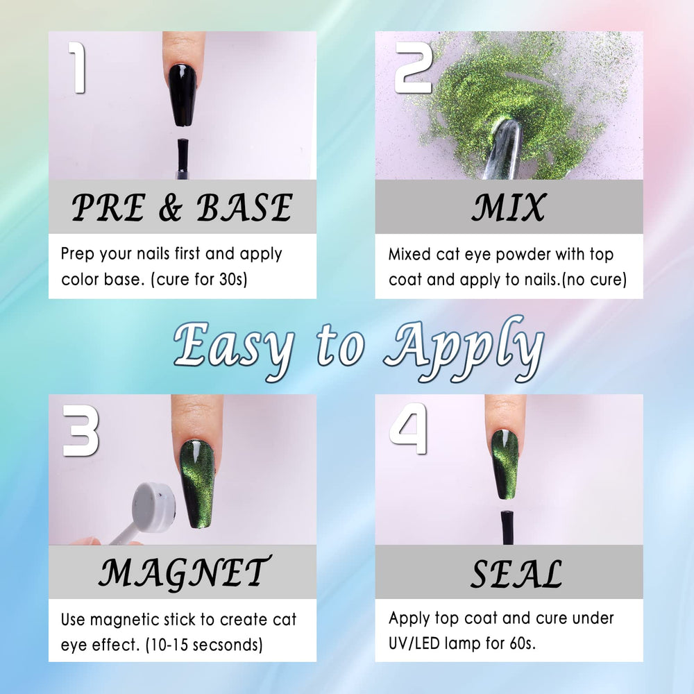 Laza aplicación sobre top coat para fijar el efecto