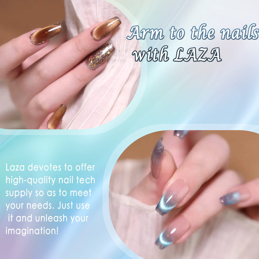 Laza envase polvo ojo de gato cromo 0.5 g para nail art