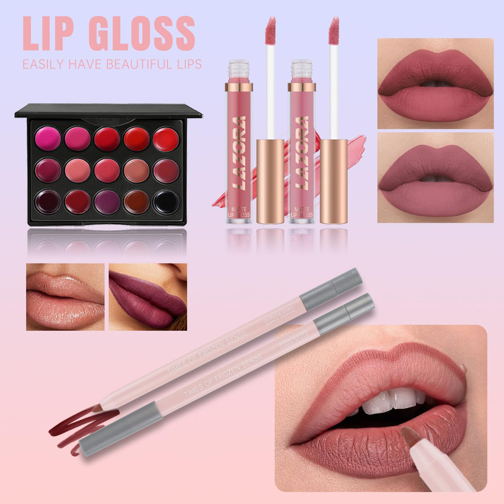 Lazora: brillos labiales para un toque de brillo sedoso.