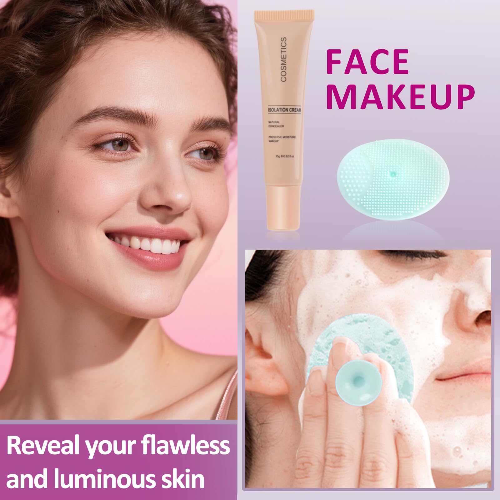 LAZORA delineador, cejas y máscara para definir rasgos con precisión