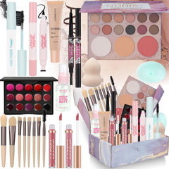 LAZORA set de maquillaje completo para adolescentes, ideal para uso diario con facilidad