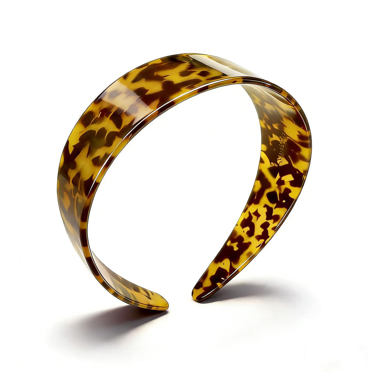 LÉ ÉCLAT diadema tortuga con patrón leopardo para un estilo vintage