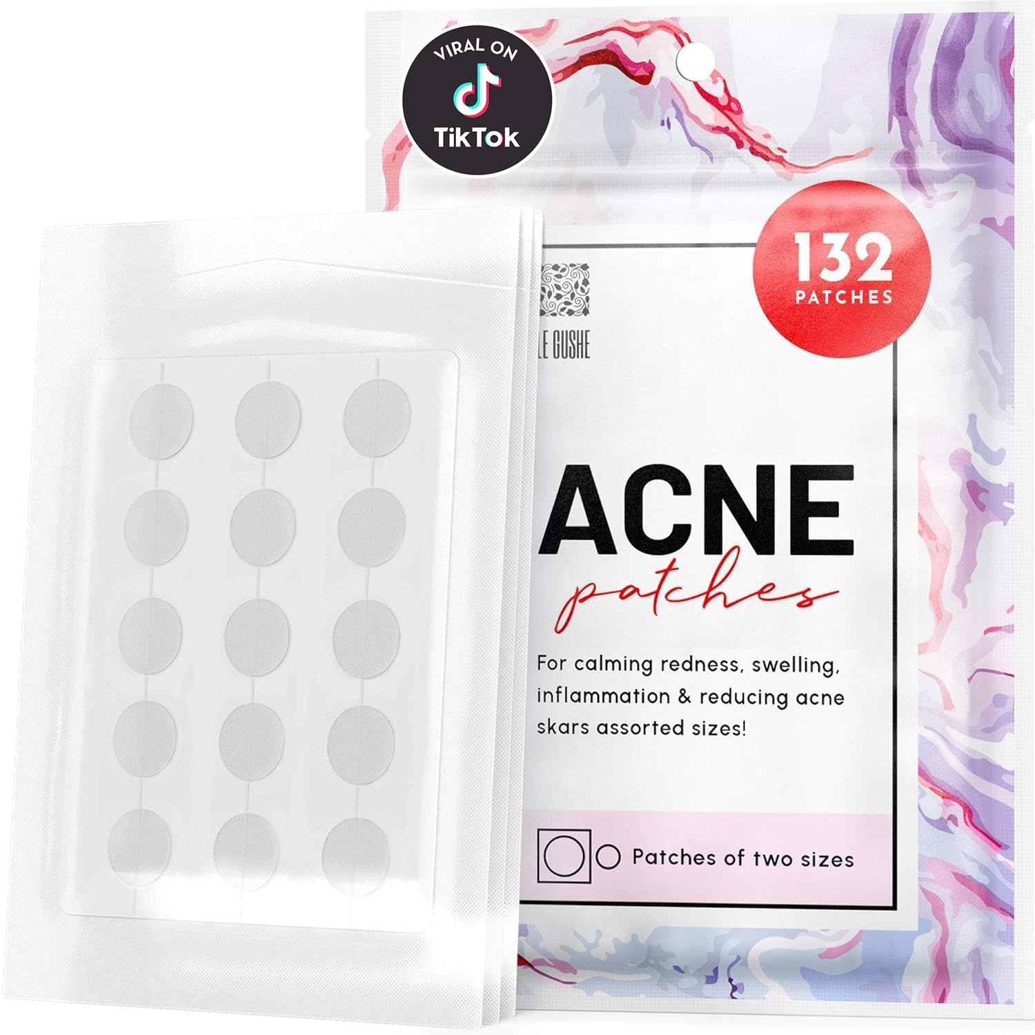 Parche LE GUSHE para acné con absorción de impurezas.