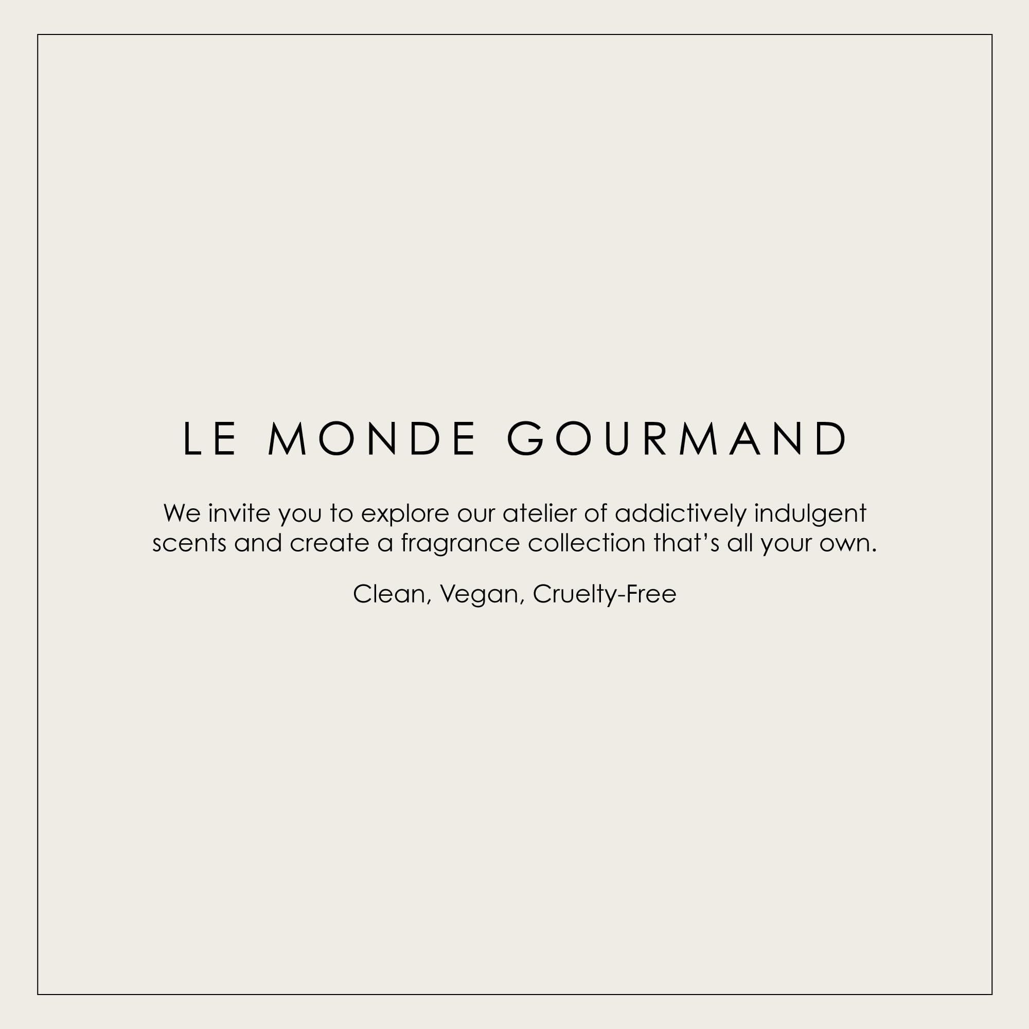 Le Monde Gourmand Crème Vanille: colección de fragancias para capas duraderas