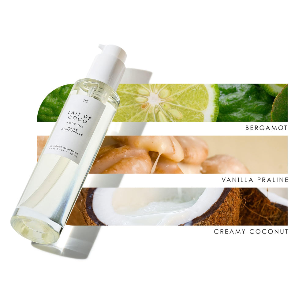 Le Monde Gourmand Lait de Coco Textura Ultra Rica para piel suave.