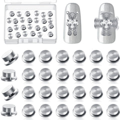 Leelosp dijes giratorios para uñas, conjunto de 30 piezas para manicura creativa.