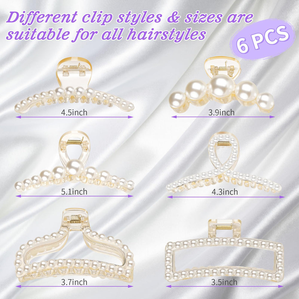 Pinza de pelo Leezmark con perlas, varios estilos para diferentes looks