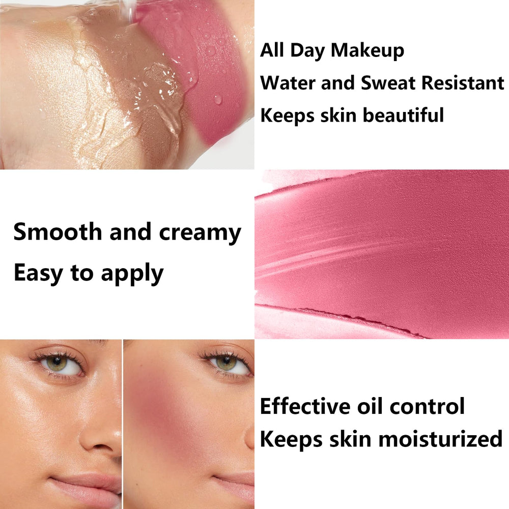 LemonSac Contour Stick Brocha Doble: difumina y funde color para un look pulido.