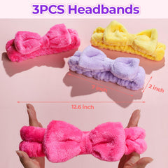 LEOBRO headbands con elastico, ajuste cómodo para diferentes tamaños de cabeza