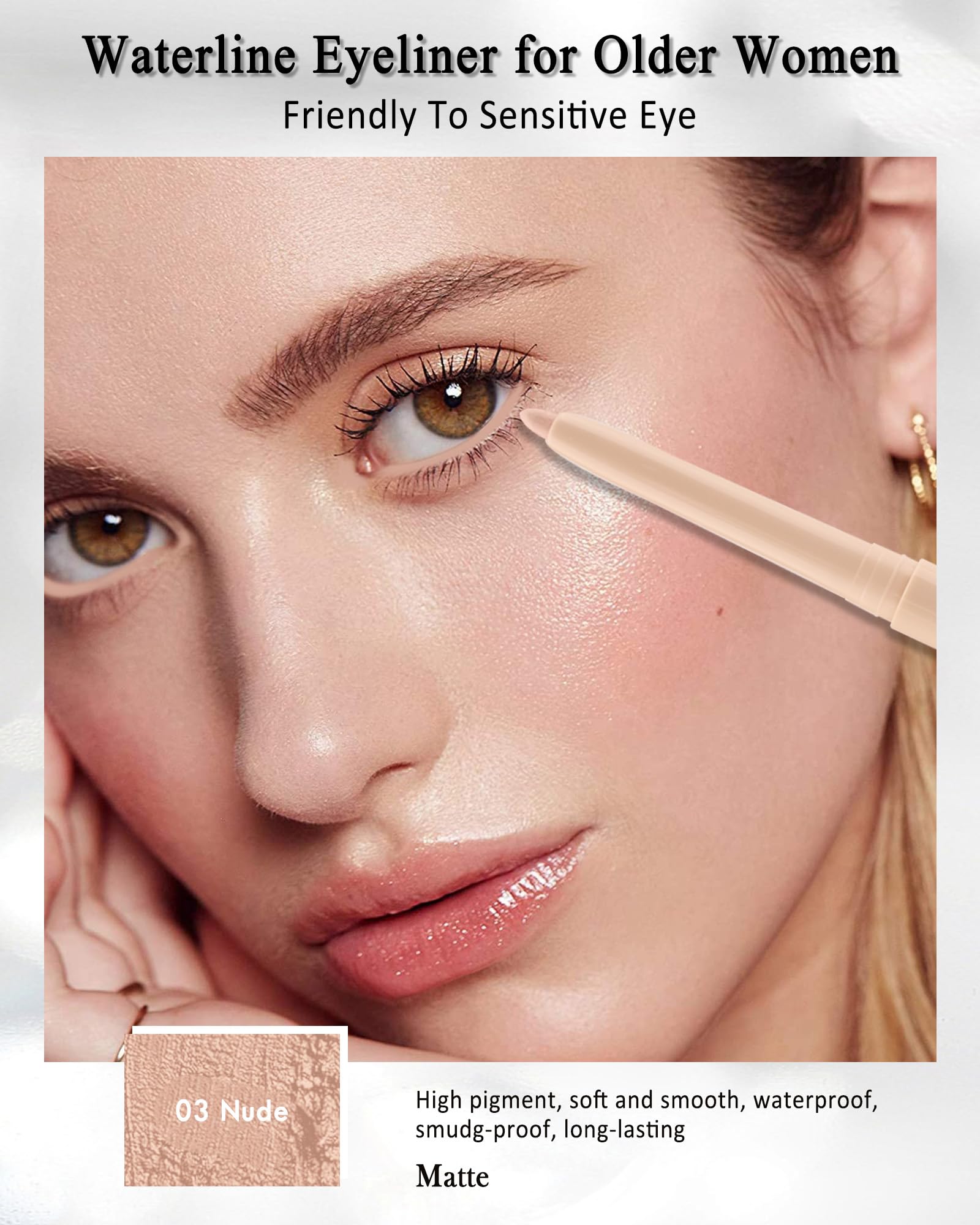 Delineador Lestpola resistente al agua, para looks intensos y duraderos
