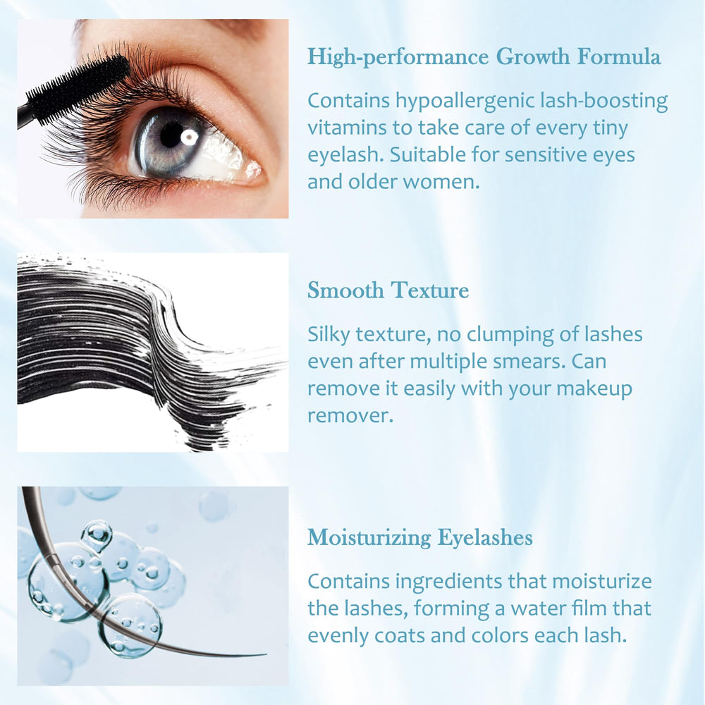 Lestpola mascara con crecimiento ayuda a pestañas más densas con el tiempo.