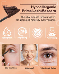 Lestpola Mascara hipoalergénica para ojos sensibles y uso diario.
