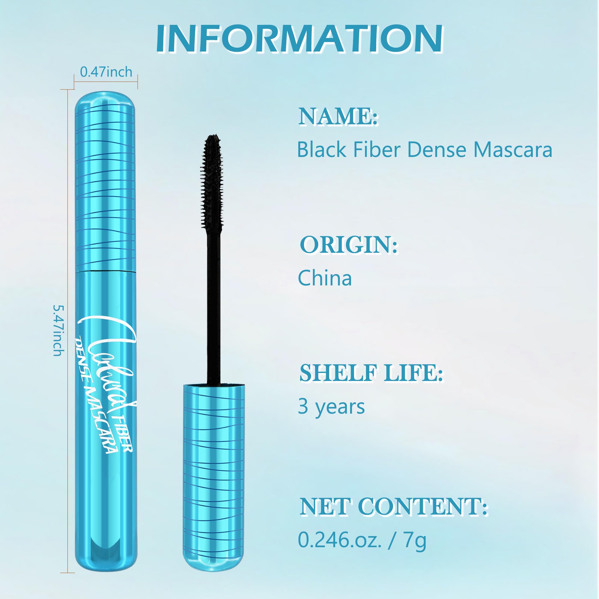 Lestpola mascara pestañas definidas y separadas para un look natural.