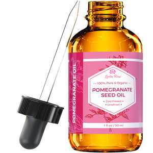 Leven Rose Aceite Granada, botella oscura conserva nutrientes para piel suave