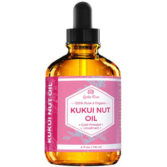Aceite de kukui Leven Rose con cuentagotas para dosificacion precisa y comoda