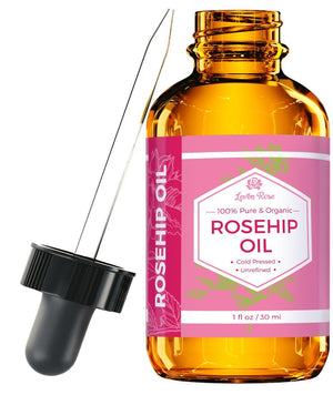 Leven Rose aceite de rosa mosqueta para la cara, hidratación suave y brillo natural.