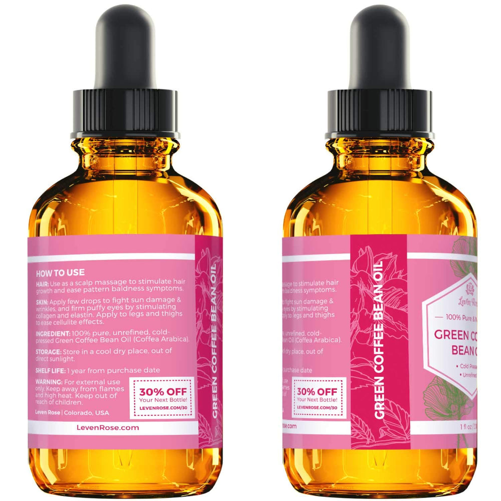 Leven Rose aceite para cabello, brillo natural y cuero cabelludo cómodo.