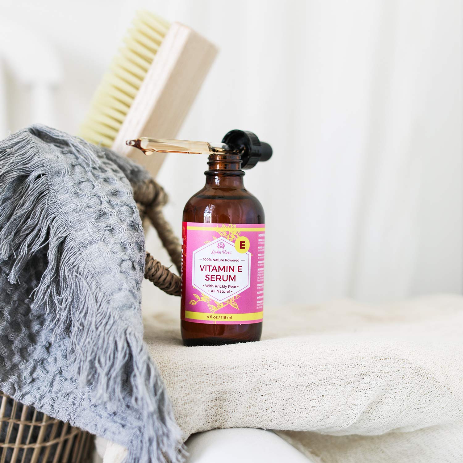 Leven Rose Serum Aroma a rosas para un momento sensorial diario.