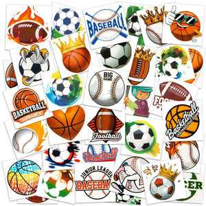 LGFMGWH tatuajes deportivos en hojas, 300 estilos, ideales para fiestas deportivas.
