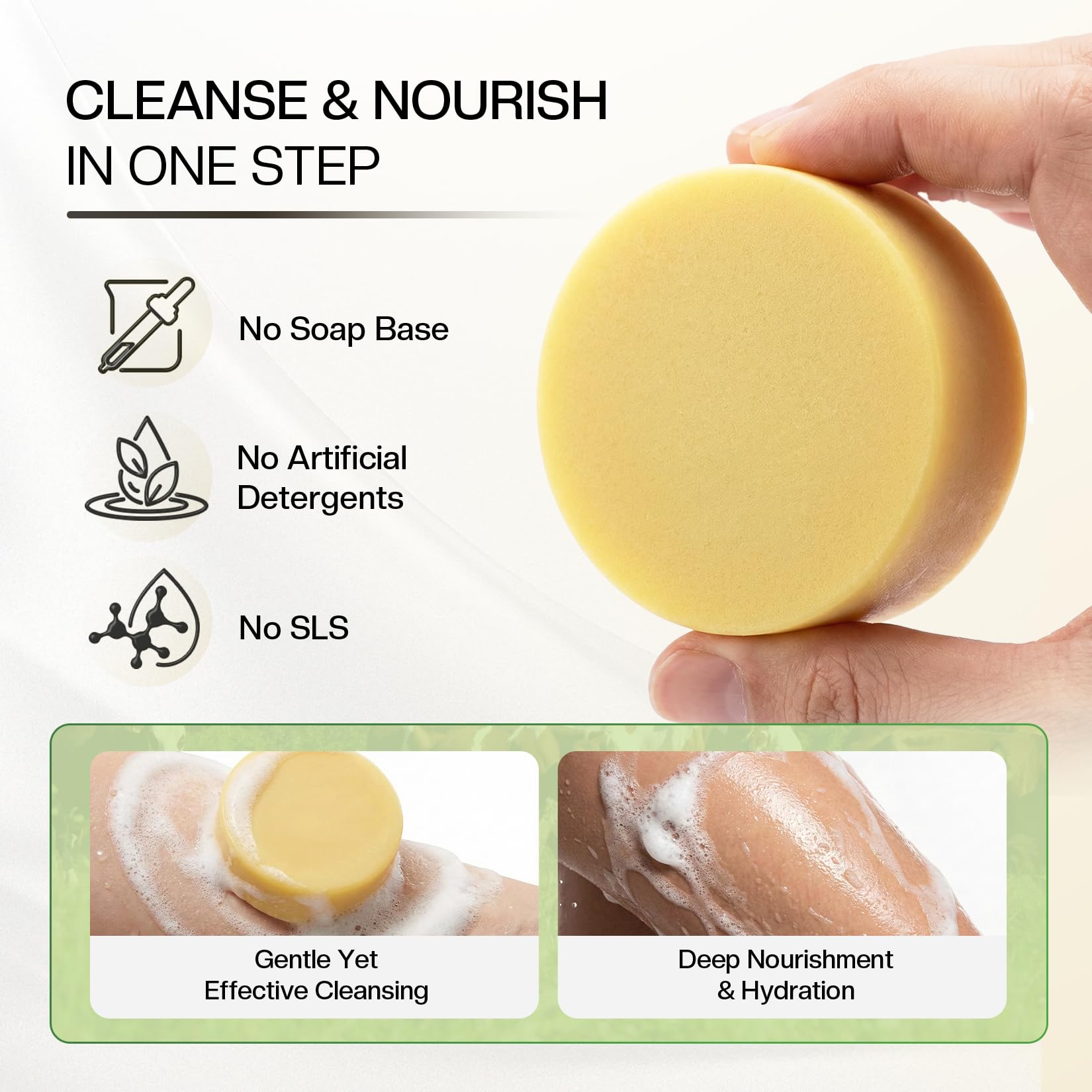 LHOPEBK Nature aplicación facial y corporal: uso diario suave para piel sensible.