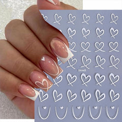 LIDUNANWU corazon-uñas relieve para textura sutil y sofisticada.