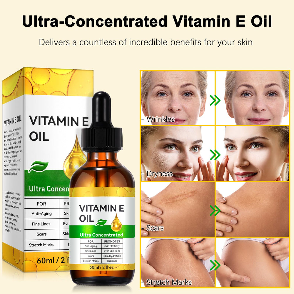 Liefiet aceite vitamina E con gotero para una aplicación precisa