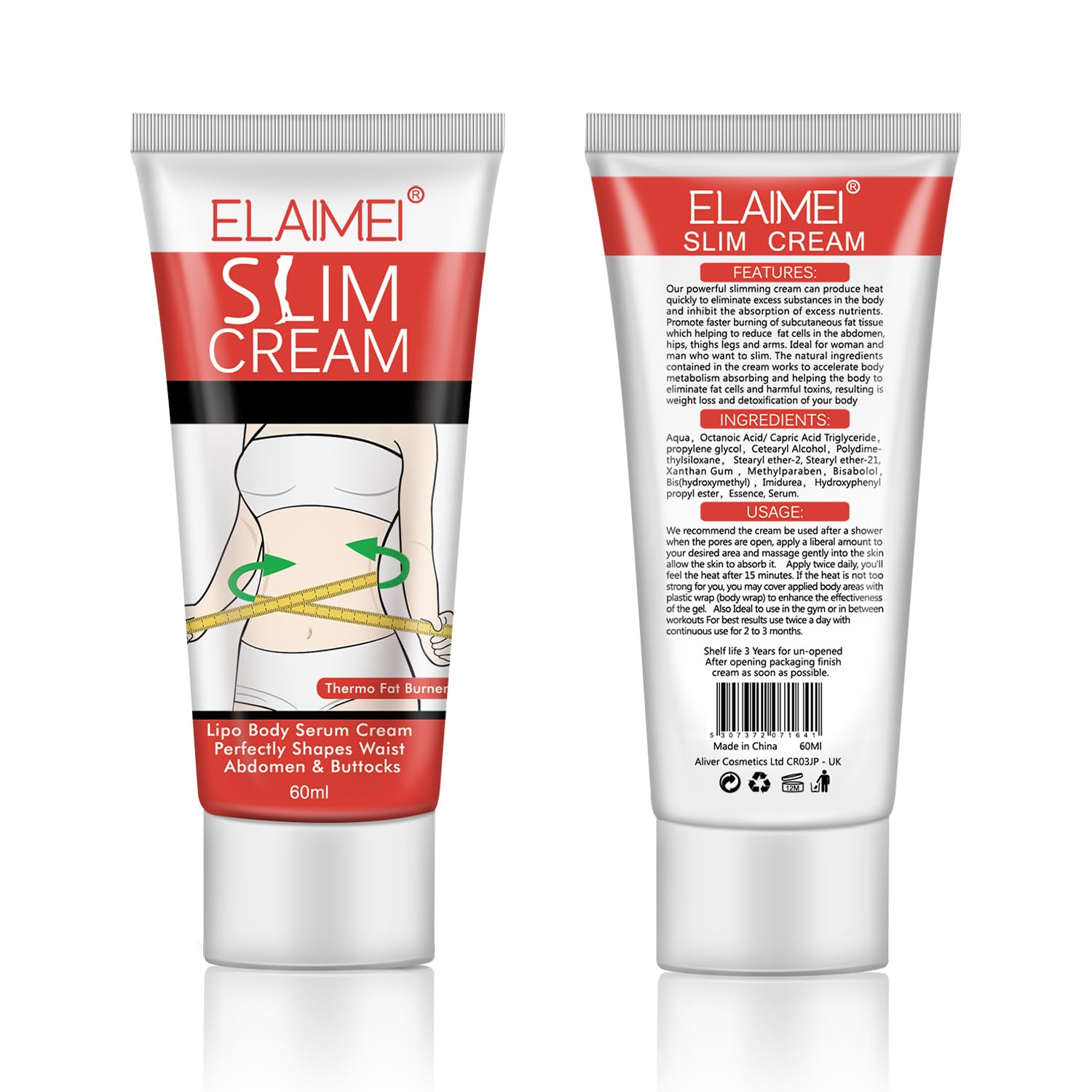 Liefiet crema caliente para vientre, activa la sudoración.