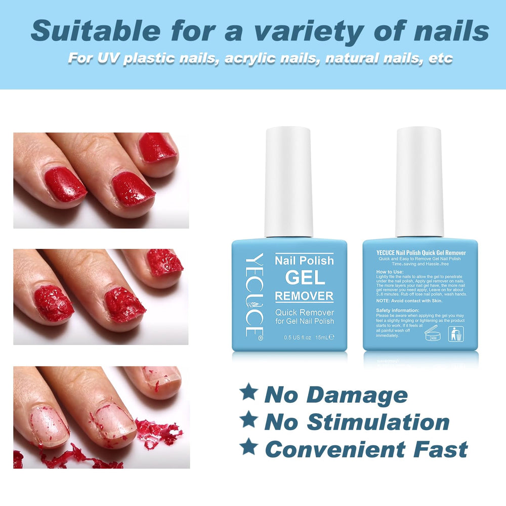 Liefiet Removedor gel multiuso para uñas naturales y decoraciones.