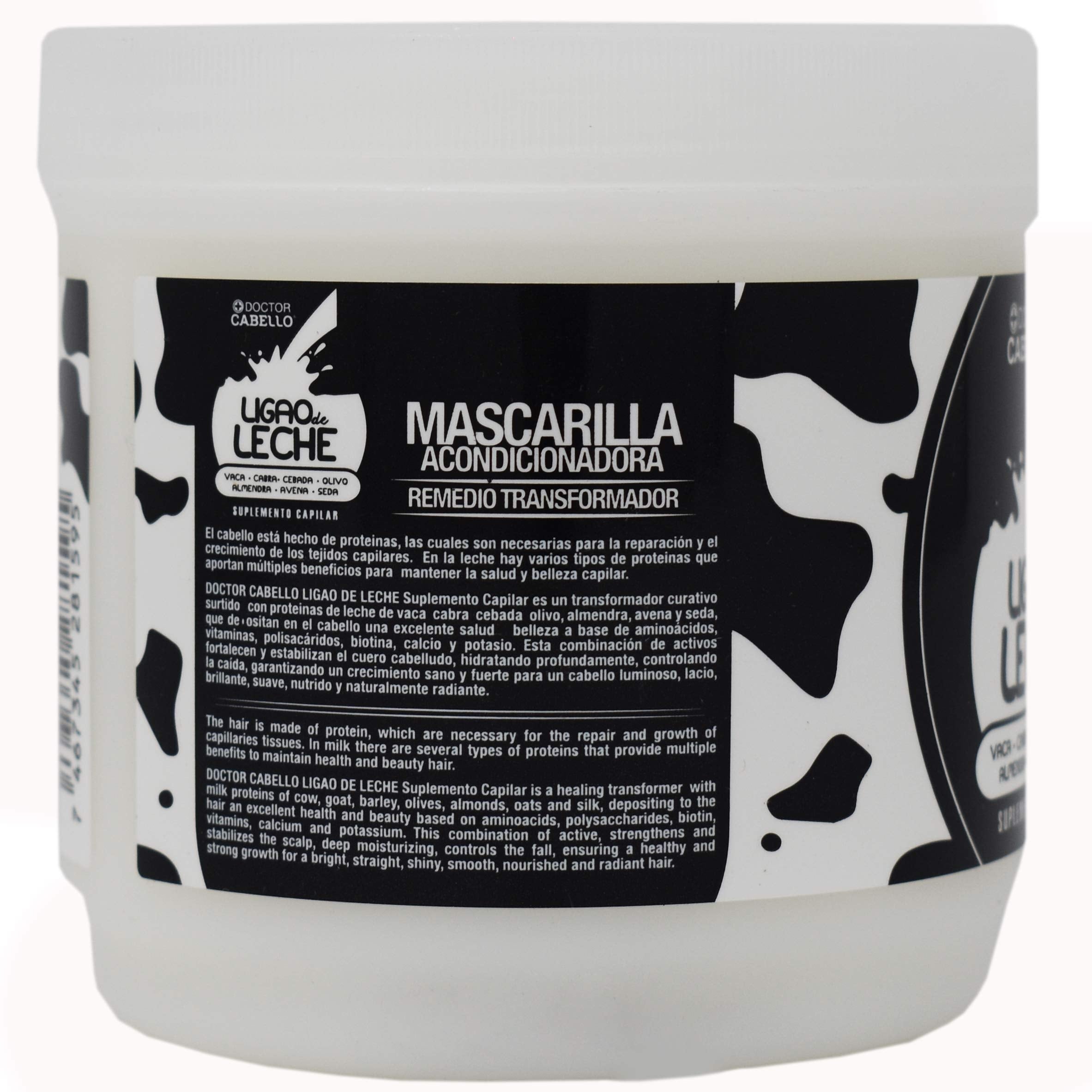 Aplicación de LIGAO DE LECHE en cabello para brillo