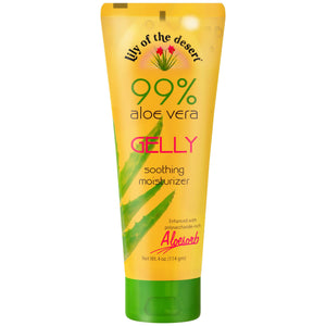 Lily Of The Desert Gelly hidratante: botella para uso diario y cuidado ligero.