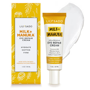 La crema de ojos Lily Sado en empaque compacto facilita el uso diario.