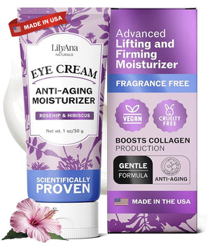 LilyAna crema para contorno de ojos con hidratación profunda para piel sensible