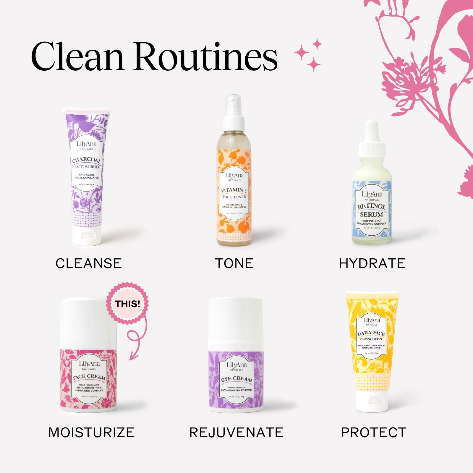 Base de sellado nocturno LilyAna Naturals para hidratación adicional.