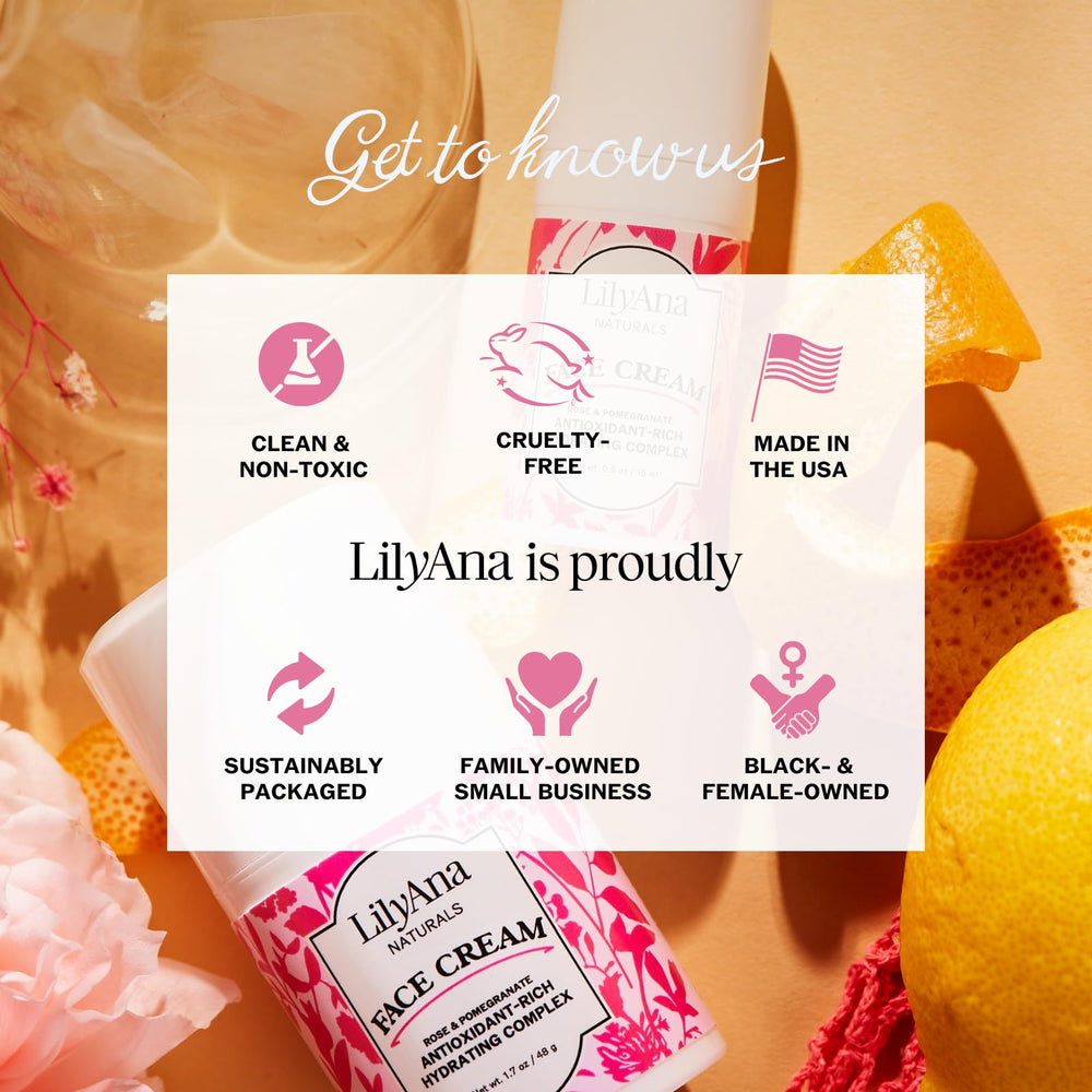 LilyAna Naturals crema con aloe vera, calmante para piel sensible.