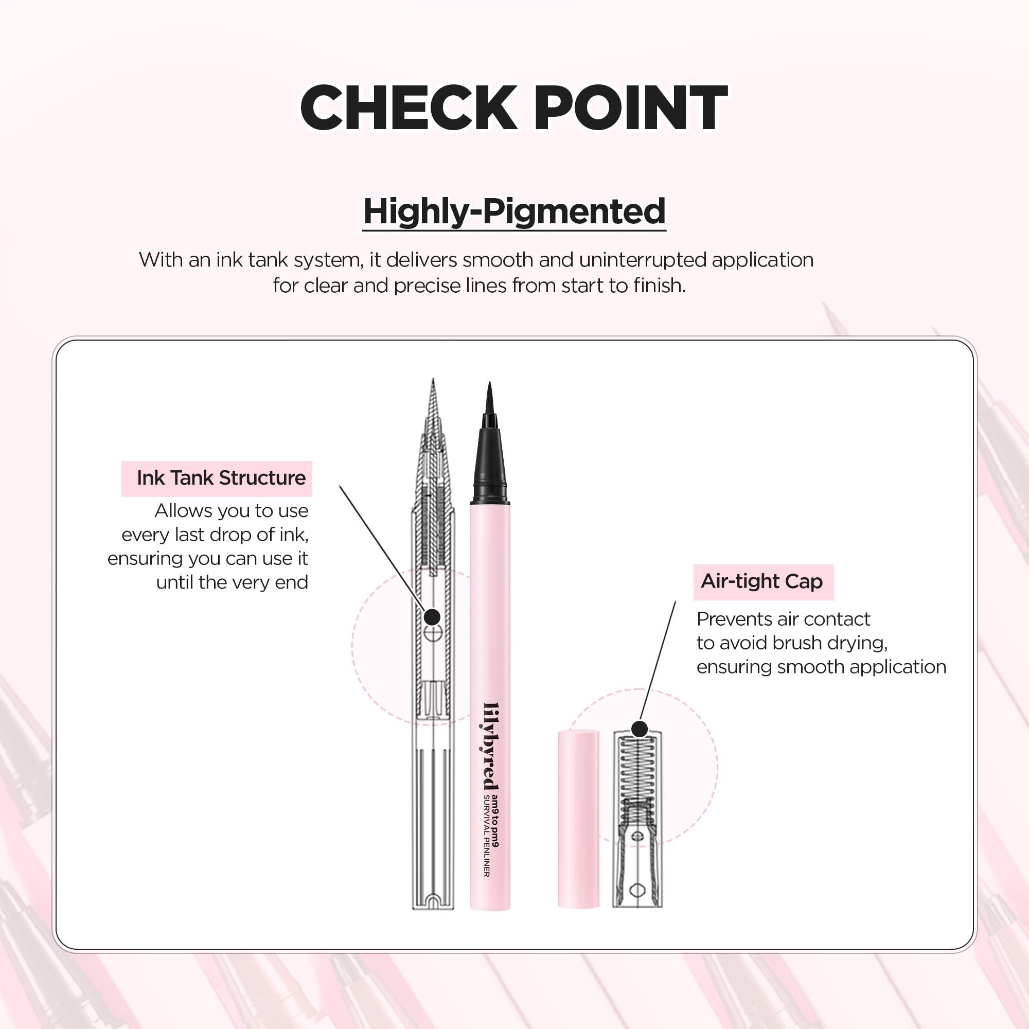 Delineado de secado rápido con Lilybyred AM9-TO-PM9 para resultados duraderos.