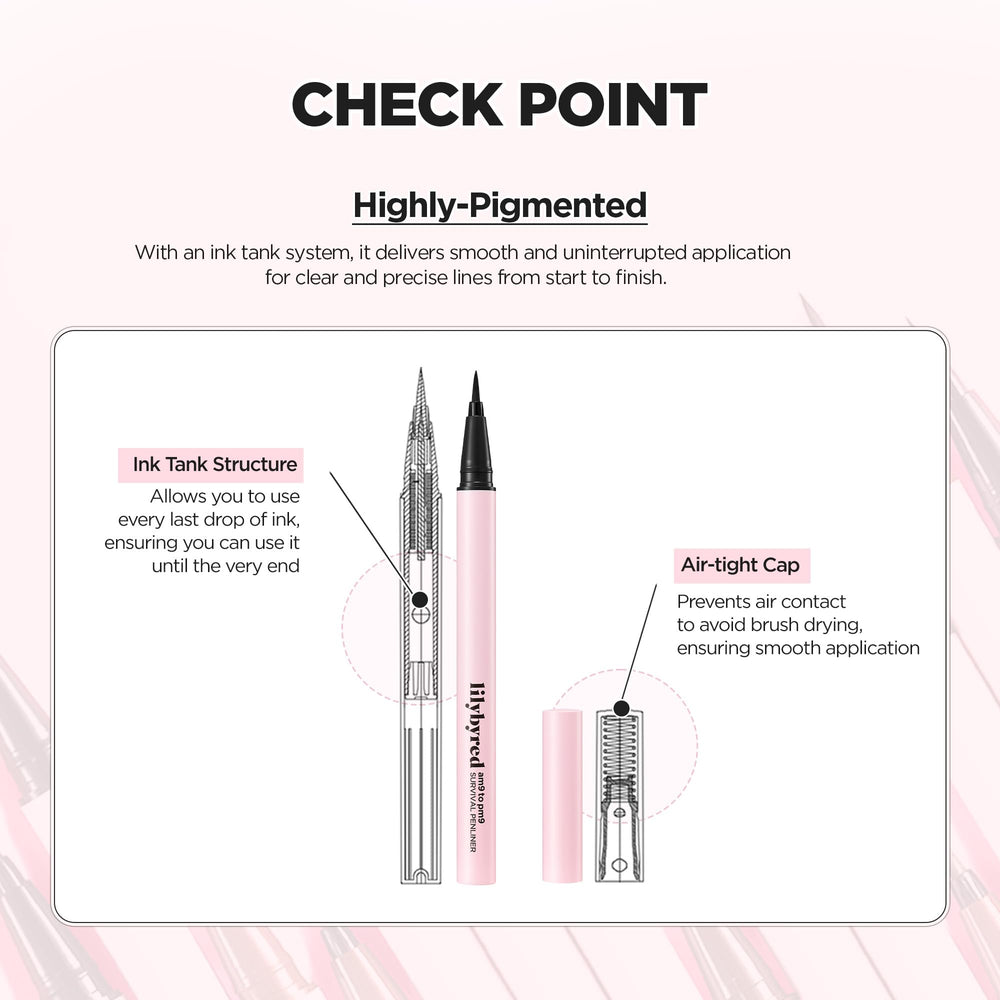 Delineado de secado rápido con Lilybyred AM9-TO-PM9 para resultados duraderos.