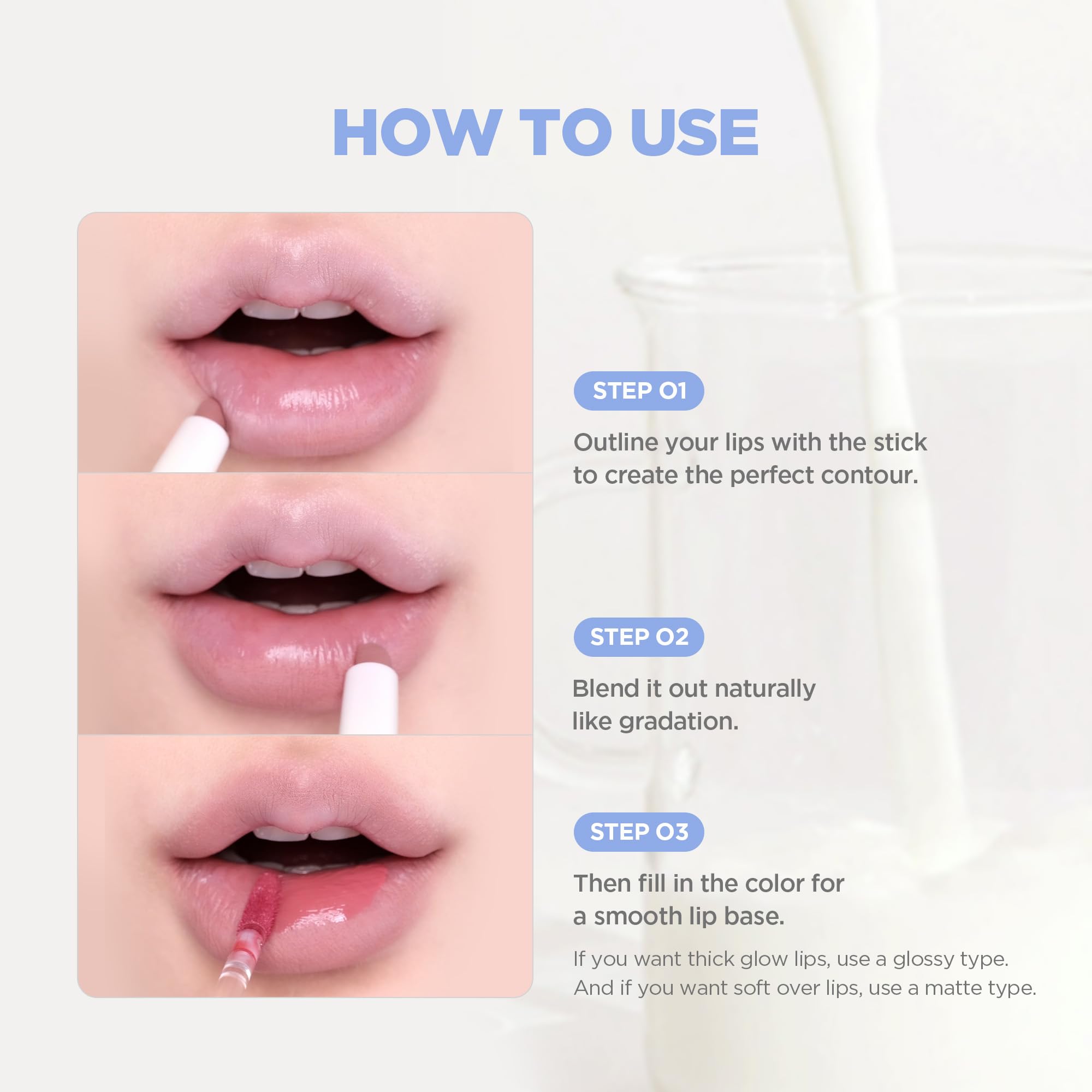 Lilybyred Smiley Lip Blending Stick compacto, ideal para retoques rápidos donde estés.