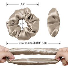 LilySilk scrunchie uso diario para pelo largo, práctico y cómodo.
