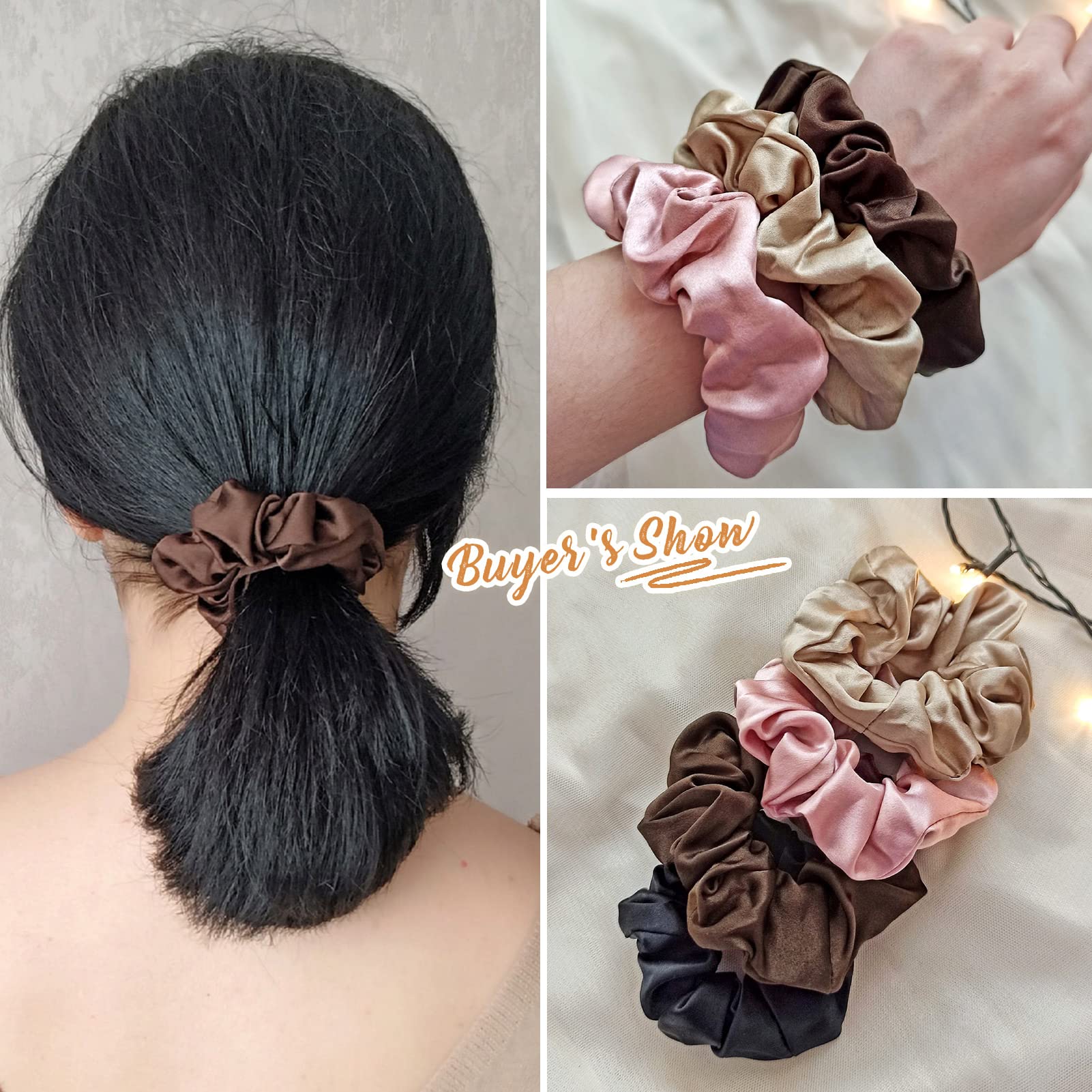 LilySilk seda Mulberry chocolate, cabello más suave con menos tirones