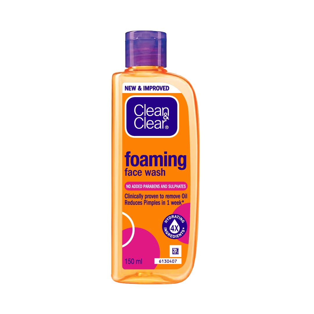 Clean & Clear limpiador espumoso en botella de 150 ml para limpieza profunda
