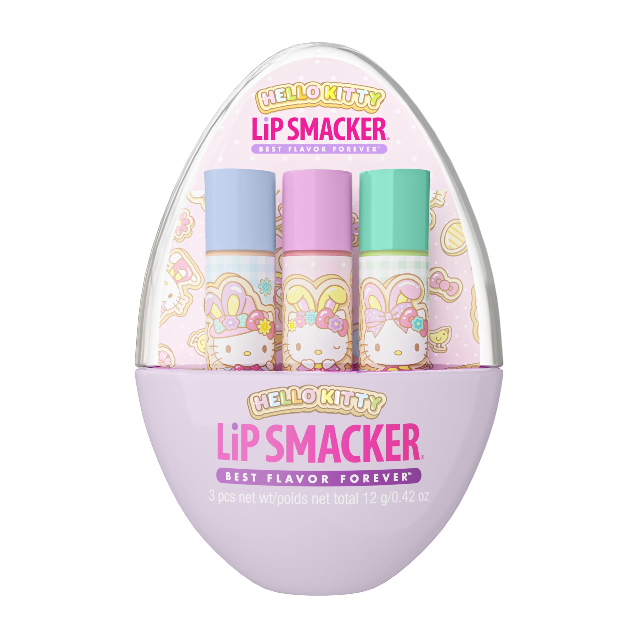Lip Smacker Hello Kitty bálsamo labial en huevo de Pascua para hidratación suave
