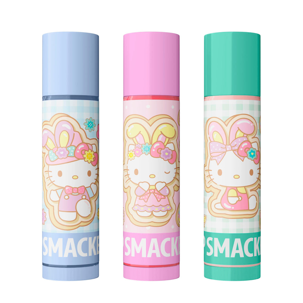 Textura suave del bálsamo Hello Kitty para labios blandos y con sabor