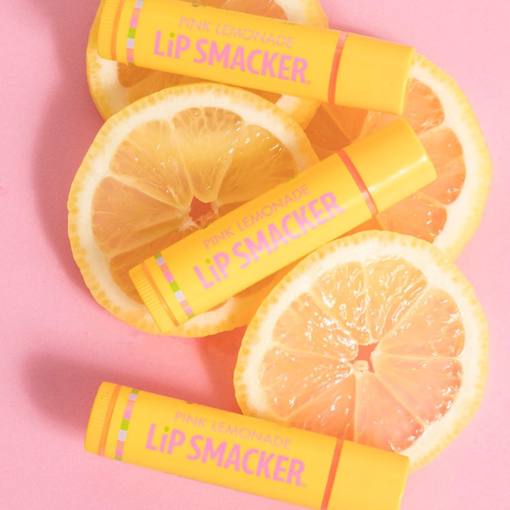 Fragancia frutal Lip Smacker Pink Lemonade para experiencia sensorial