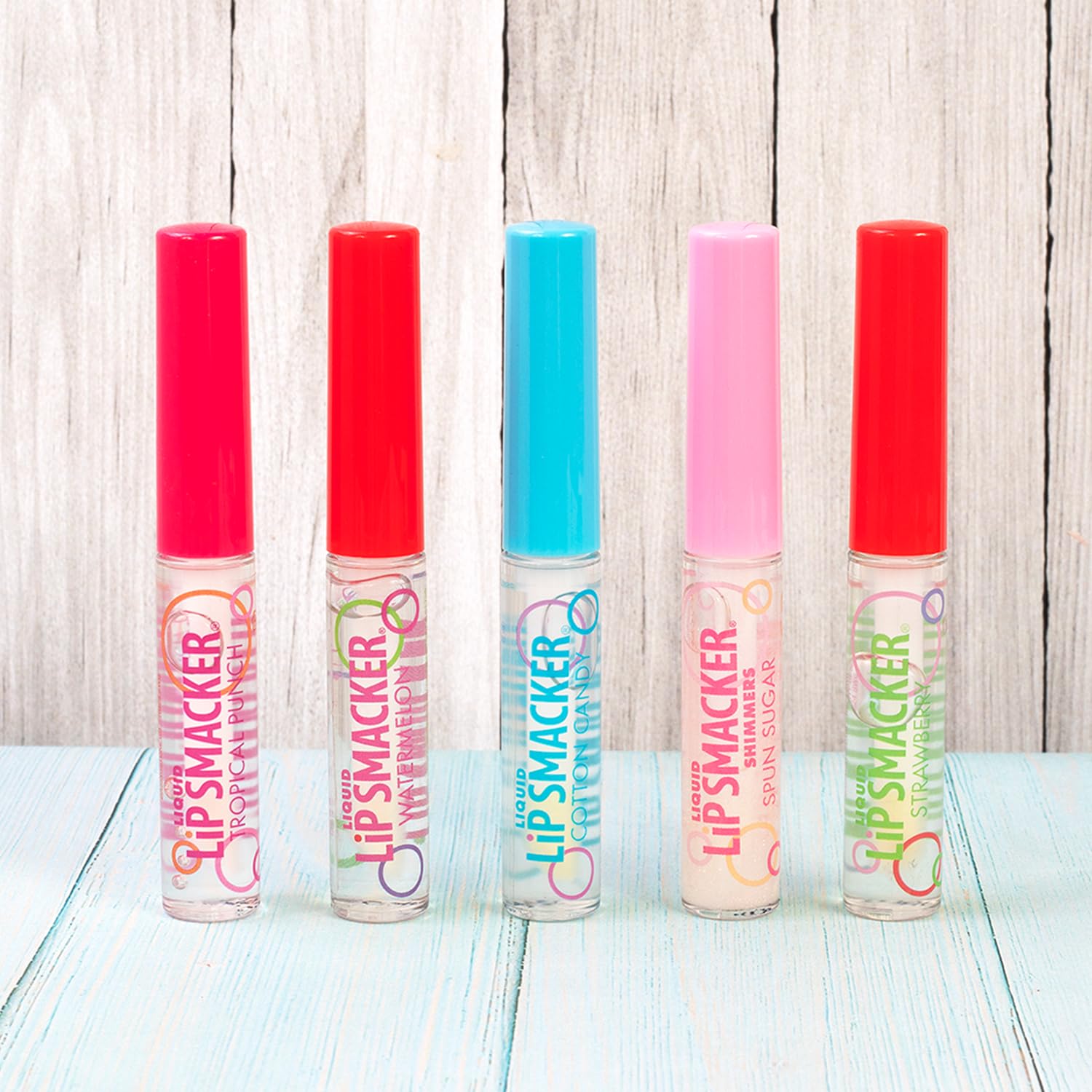 Lip Smacker sabor fresa, brillo para un look fresco y jugoso.